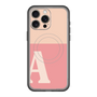 スリムプロテクションプレミアムケース with MagSafe［ オリジナル - initial two tone - A pink ］