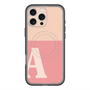 スリムプロテクションプレミアムケース with MagSafe［ オリジナル - initial two tone - A pink ］