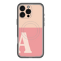 スリムプロテクションプレミアムケース with MagSafe［ オリジナル - initial two tone - A pink ］