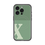 スリムプロテクションプレミアムケース with MagSafe［ オリジナル - initial two tone - X green ］