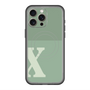 スリムプロテクションプレミアムケース with MagSafe［ オリジナル - initial two tone - X green ］