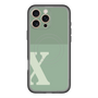 スリムプロテクションプレミアムケース with MagSafe［ オリジナル - initial two tone - X green ］