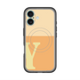 スリムプロテクションプレミアムケース with MagSafe［ オリジナル - initial two tone - Y orange ］