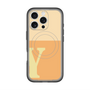 スリムプロテクションプレミアムケース with MagSafe［ オリジナル - initial two tone - Y orange ］