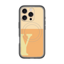 スリムプロテクションプレミアムケース with MagSafe［ オリジナル - initial two tone - Y orange ］