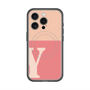 スリムプロテクションプレミアムケース with MagSafe［ オリジナル - initial two tone - Y pink ］