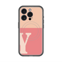 スリムプロテクションプレミアムケース with MagSafe［ オリジナル - initial two tone - Y pink ］