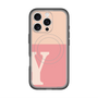 スリムプロテクションプレミアムケース with MagSafe［ オリジナル - initial two tone - Y pink ］