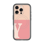 スリムプロテクションプレミアムケース with MagSafe［ オリジナル - initial two tone - Y pink ］