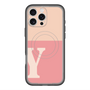 スリムプロテクションプレミアムケース with MagSafe［ オリジナル - initial two tone - Y pink ］