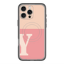 スリムプロテクションプレミアムケース with MagSafe［ オリジナル - initial two tone - Y pink ］