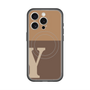 スリムプロテクションプレミアムケース with MagSafe［ オリジナル - initial two tone - Y brown ］