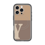 スリムプロテクションプレミアムケース with MagSafe［ オリジナル - initial two tone - Y brown ］