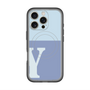 スリムプロテクションプレミアムケース with MagSafe［ オリジナル - initial two tone - Y blue ］