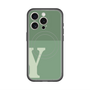 スリムプロテクションプレミアムケース with MagSafe［ オリジナル - initial two tone - Y green ］
