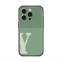 スリムプロテクションプレミアムケース with MagSafe［ オリジナル - initial two tone - Y green ］