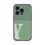 スリムプロテクションプレミアムケース with MagSafe［ オリジナル - initial two tone - Y green ］