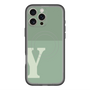 スリムプロテクションプレミアムケース with MagSafe［ オリジナル - initial two tone - Y green ］