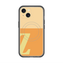 スリムプロテクションプレミアムケース with MagSafe［ オリジナル - initial two tone - Z orange ］