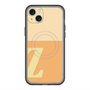 スリムプロテクションプレミアムケース with MagSafe［ オリジナル - initial two tone - Z orange ］