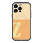 スリムプロテクションプレミアムケース with MagSafe［ オリジナル - initial two tone - Z orange ］