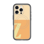 スリムプロテクションプレミアムケース with MagSafe［ オリジナル - initial two tone - Z orange ］