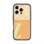 スリムプロテクションプレミアムケース with MagSafe［ オリジナル - initial two tone - Z orange ］