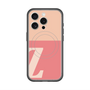 スリムプロテクションプレミアムケース with MagSafe［ オリジナル - initial two tone - Z pink ］