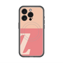 スリムプロテクションプレミアムケース with MagSafe［ オリジナル - initial two tone - Z pink ］