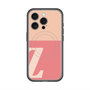 スリムプロテクションプレミアムケース with MagSafe［ オリジナル - initial two tone - Z pink ］