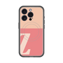 スリムプロテクションプレミアムケース with MagSafe［ オリジナル - initial two tone - Z pink ］