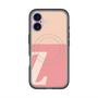 スリムプロテクションプレミアムケース with MagSafe［ オリジナル - initial two tone - Z pink ］