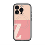 スリムプロテクションプレミアムケース with MagSafe［ オリジナル - initial two tone - Z pink ］