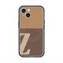 スリムプロテクションプレミアムケース with MagSafe［ オリジナル - initial two tone - Z brown ］