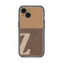 スリムプロテクションプレミアムケース with MagSafe［ オリジナル - initial two tone - Z brown ］