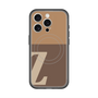 スリムプロテクションプレミアムケース with MagSafe［ オリジナル - initial two tone - Z brown ］