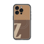 スリムプロテクションプレミアムケース with MagSafe［ オリジナル - initial two tone - Z brown ］