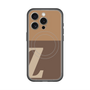 スリムプロテクションプレミアムケース with MagSafe［ オリジナル - initial two tone - Z brown ］