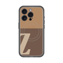スリムプロテクションプレミアムケース with MagSafe［ オリジナル - initial two tone - Z brown ］