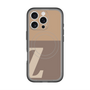 スリムプロテクションプレミアムケース with MagSafe［ オリジナル - initial two tone - Z brown ］