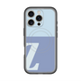 スリムプロテクションプレミアムケース with MagSafe［ オリジナル - initial two tone - Z blue ］
