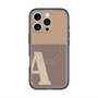 スリムプロテクションプレミアムケース with MagSafe［ オリジナル - initial two tone - A brown ］