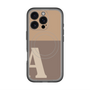 スリムプロテクションプレミアムケース with MagSafe［ オリジナル - initial two tone - A brown ］