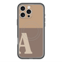 スリムプロテクションプレミアムケース with MagSafe［ オリジナル - initial two tone - A brown ］