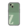 スリムプロテクションプレミアムケース with MagSafe［ オリジナル - initial two tone - Z green ］