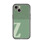 スリムプロテクションプレミアムケース with MagSafe［ オリジナル - initial two tone - Z green ］