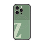 スリムプロテクションプレミアムケース with MagSafe［ オリジナル - initial two tone - Z green ］