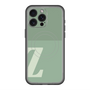 スリムプロテクションプレミアムケース with MagSafe［ オリジナル - initial two tone - Z green ］