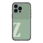 スリムプロテクションプレミアムケース with MagSafe［ オリジナル - initial two tone - Z green ］