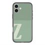 スリムプロテクションプレミアムケース with MagSafe［ オリジナル - initial two tone - Z green ］